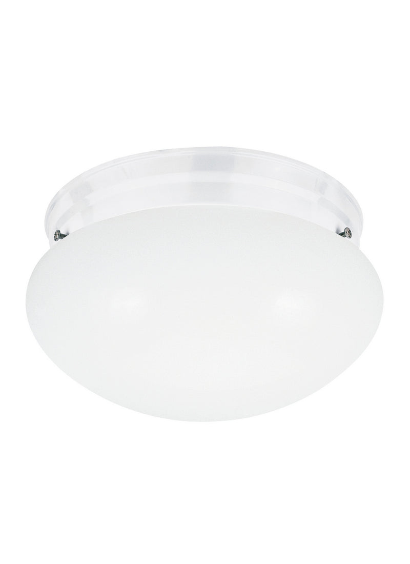 Generation Lighting 5326EN3-15 Webster One Light Flush Mount, White Main Image.jpg