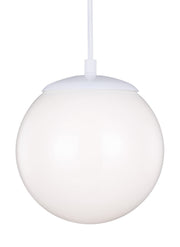 Visual Comfort Studio 6018EN3-15 Leo - Hanging Globe One Light Pendant, White Main Image.jpg