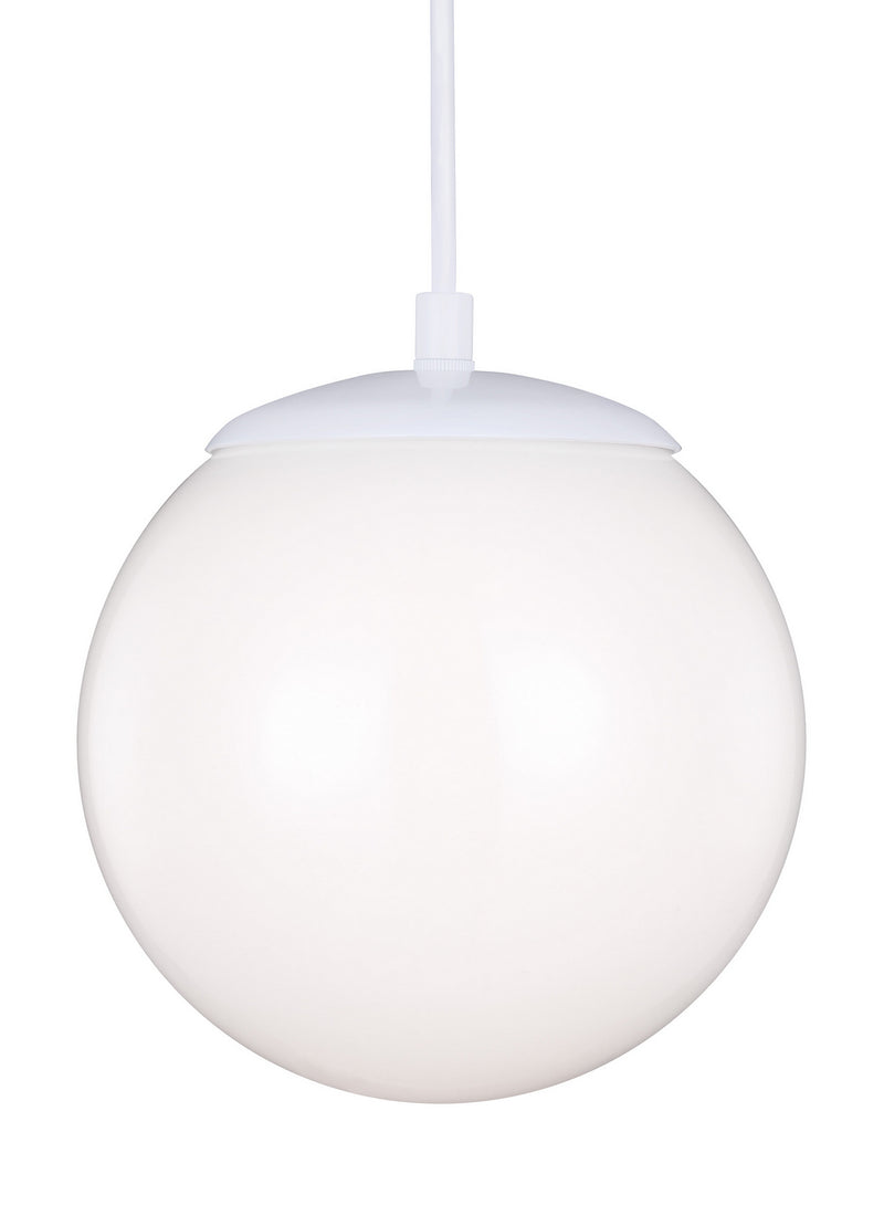 Visual Comfort Studio 6018EN3-15 Leo - Hanging Globe One Light Pendant, White Main Image.jpg