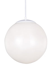 Visual Comfort Studio 6024EN3-15 Leo - Hanging Globe One Light Pendant, White Main Image.jpg