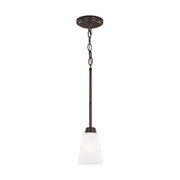 Generation Lighting 6115201EN3-710 Kerrville One Light Mini-Pendant, Bronze Main Image.jpg