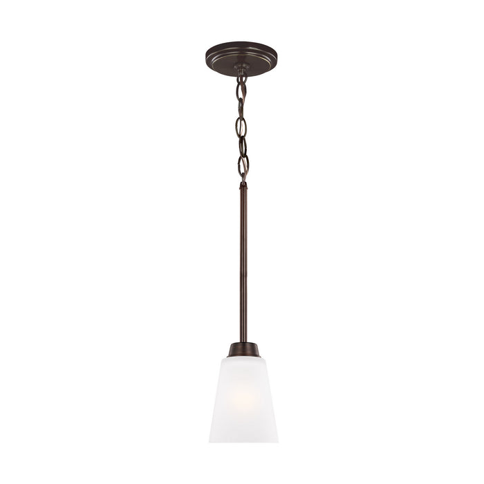 Generation Lighting 6115201EN3-710 Kerrville One Light Mini-Pendant, Bronze Main Image.jpg