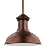 Generation Lighting 6247701EN3-44 Fredricksburg LED Outdoor Pendant, Weathered Copper Main Image.jpg
