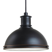 Generation Lighting 65087EN3-715 Pratt Street Metal Three Light Pendant, Autumn Bronze Main Image.jpg