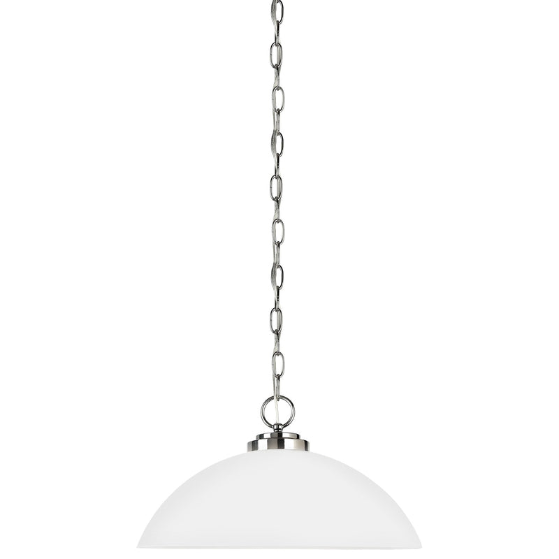 Generation Lighting 65160EN3-05 Oslo One Light Pendant, Chrome Main Image.jpg
