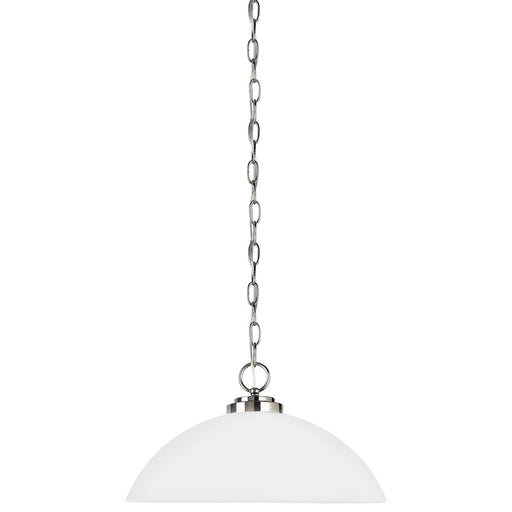 Generation Lighting 65160EN3-05 Oslo One Light Pendant, Chrome Main Image.jpg