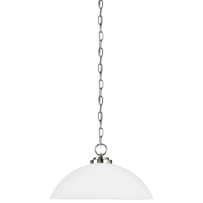 Generation Lighting 65160EN3-05 Oslo One Light Pendant, Chrome Main Image.jpg