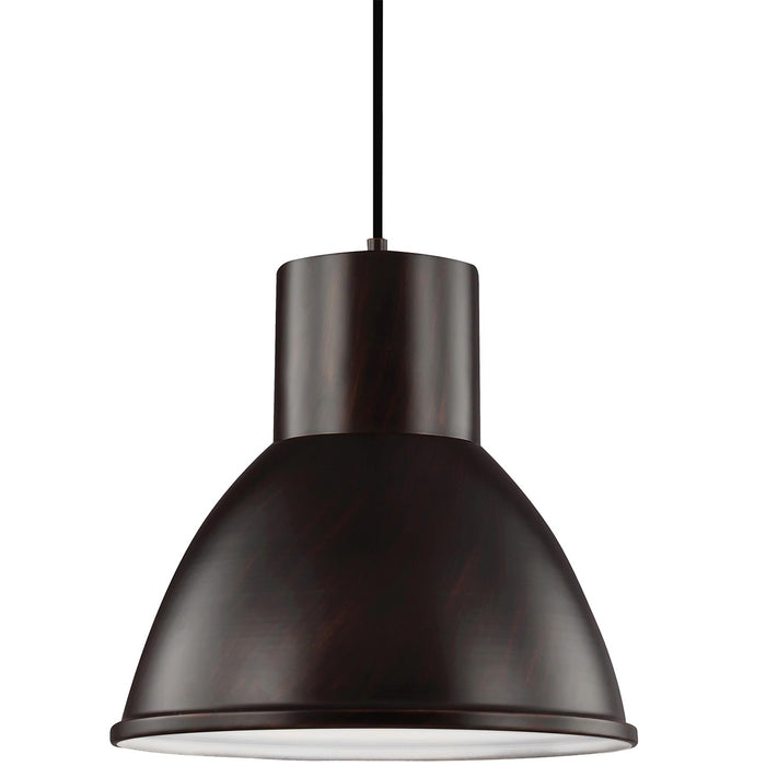 Generation Lighting 6517401EN3-710 Division Street One Light Pendant, Bronze Main Image.jpg