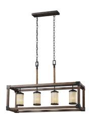 Generation Lighting 6613304EN3-846 Dunning Four Light Island Pendant, Stardust Main Image.jpg
