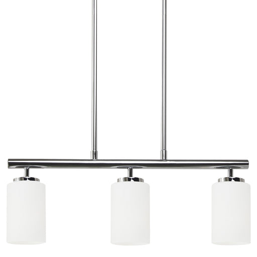 Generation Lighting 66160EN3-05 Oslo Three Light Island Pendant, Chrome Main Image.jpg