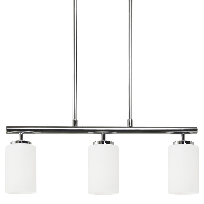 Generation Lighting 66160EN3-05 Oslo Three Light Island Pendant, Chrome Main Image.jpg