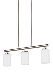Generation Lighting 66160EN3-962 Oslo Three Light Island Pendant, Brushed Nickel Alternate Image.jpg