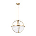 Generation Lighting 6624603EN3-848 Alturas Three Light Pendant, Satin Brass Main Image.jpg