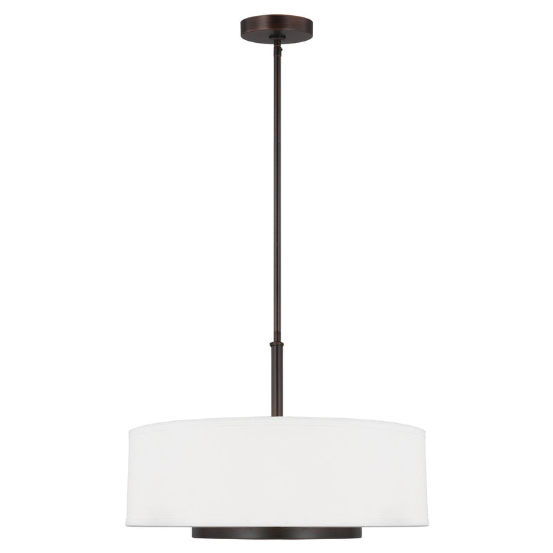 Generation Lighting 6628003-710 Nance Three Light Pendant, Bronze Main Image.jpg