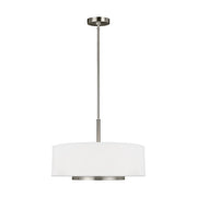 Generation Lighting 6628003EN3-962 Nance Three Light Pendant, Brushed Nickel Main Image.jpg