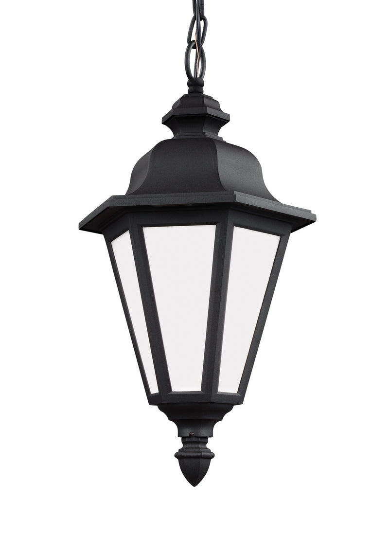 Generation Lighting 69025-12 Brentwood One Light Outdoor Pendant, Black Main Image.jpg