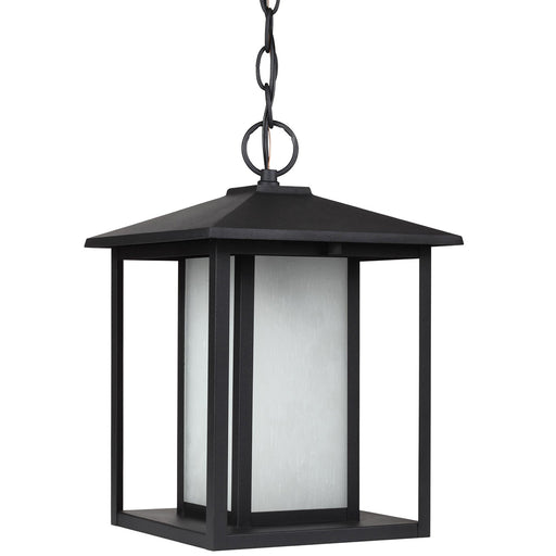 Generation Lighting 69029-12 Hunnington One Light Outdoor Pendant, Black Main Image.jpg