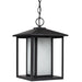 Generation Lighting 69029-12 Hunnington One Light Outdoor Pendant, Black Main Image.jpg