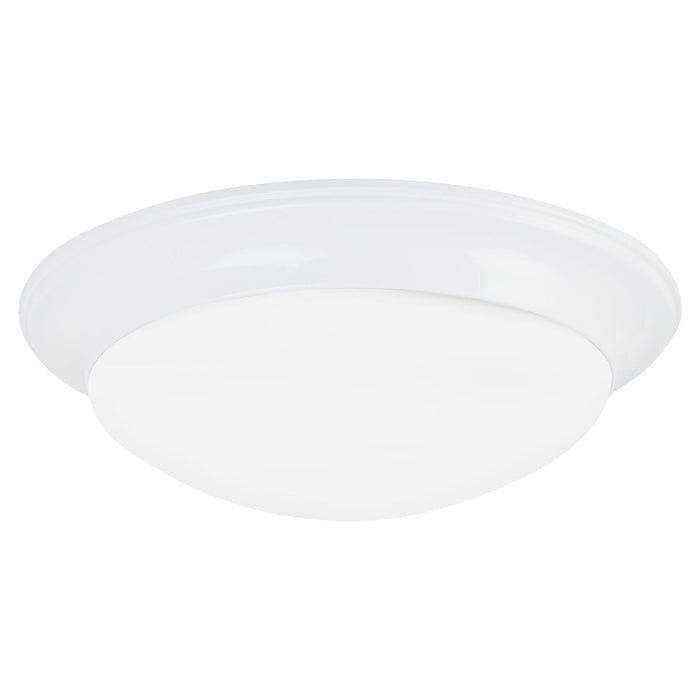 Generation Lighting 75434EN3-15 Nash One Light Flush Mount, White Main Image.jpg