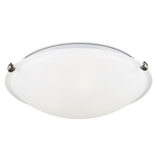 Generation Lighting 7543502EN3-962 Clip Ceiling Flush Mount Two Light Flush Mount, Brushed Nickel Main Image.jpg