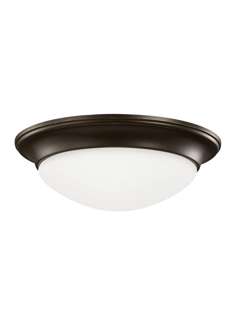 Generation Lighting 75435EN3-710 Nash Two Light Flush Mount, Bronze Main Image.jpg