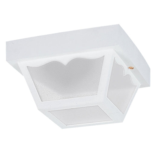 Generation Lighting 7569EN3-15 Outdoor Ceiling Two Light Outdoor Flush Mount, White Main Image.jpg