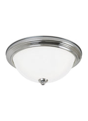 Generation Lighting 77063EN3-05 Geary One Light Flush Mount, Chrome Main Image.jpg