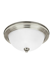 Generation Lighting 77063EN3-962 Geary One Light Flush Mount, Brushed Nickel Main Image.jpg