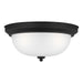 Generation Lighting 77065EN3-112 Geary Three Light Flush Mount, Midnight Black Main Image.jpg