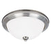 Generation Lighting 77065EN3-962 Geary Three Light Flush Mount, Brushed Nickel Main Image.jpg