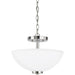 Generation Lighting 77160EN3-05 Oslo Two Light Semi-Flush Convertible Pendant, Chrome Main Image.jpg