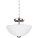 Generation Lighting 77160EN3-962 Oslo Two Light Semi-Flush Convertible Pendant, Brushed Nickel Main Image.jpg