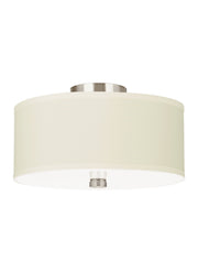 Visual Comfort Studio 77262EN3-962 Dayna Shade Pendants Two Light Semi-Flush Convertible Pendant, Brushed Nickel Alternate Image.jpg