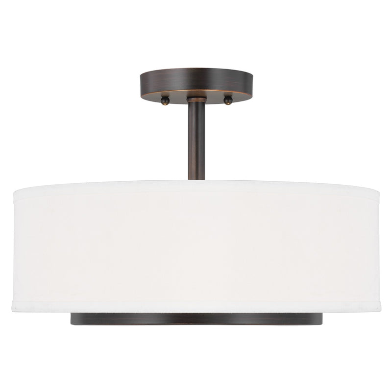 Generation Lighting 7728002EN3-710 Nance Two Light Semi-Flush Convertible Pendant, Bronze Main Image.jpg