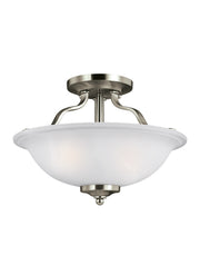 Generation Lighting 7739002-962 Emmons Two Light Semi-Flush Mount, Brushed Nickel Main Image.jpg