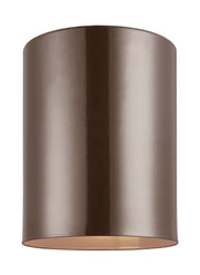 Visual Comfort Studio 7813801EN3-10 Outdoor Cylinders One Light Outdoor Flush Mount, Bronze Main Image.jpg