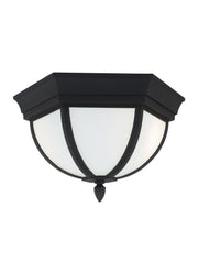 Generation Lighting 79136-12 Wynfield Two Light Outdoor Flush Mount, Black Main Image.jpg