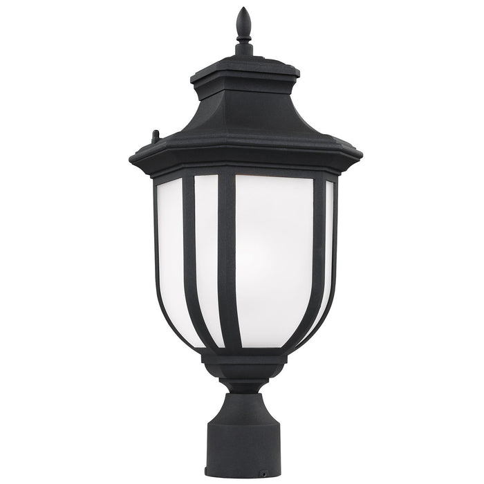 Generation Lighting 8236301EN3-12 Childress One Light Outdoor Post Lantern, Black Main Image.jpg