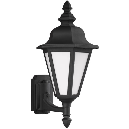 Generation Lighting 89824-12 Brentwood One Light Outdoor Wall Lantern, Black Main Image.jpg