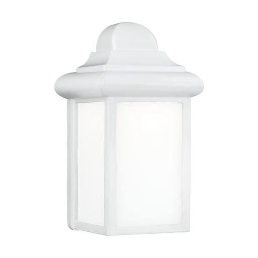 Generation Lighting 8988EN3-15 Mullberry Hill One Light Outdoor Wall Lantern, White Main Image.jpg