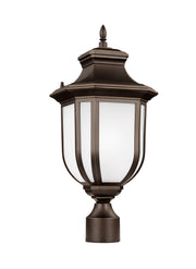 Generation Lighting 8236301EN3-71 Childress One Light Outdoor Post Lantern, Antique Bronze Main Image.jpg