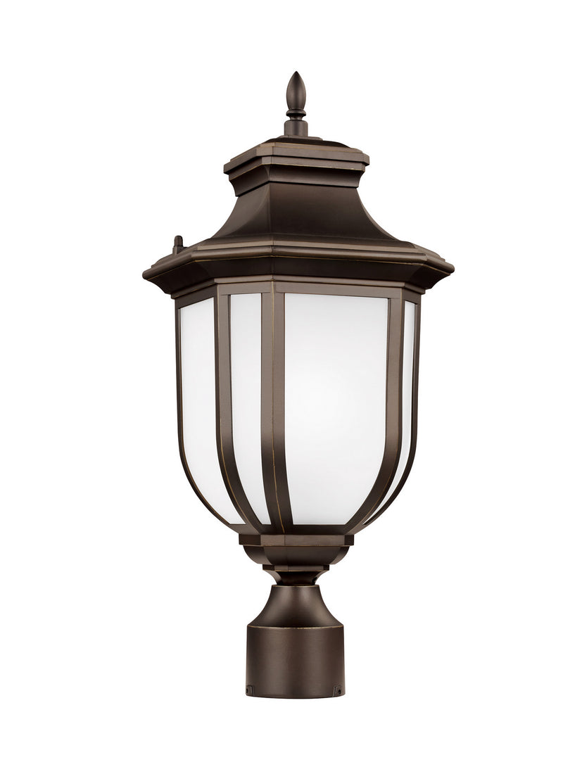 Generation Lighting 8236301EN3-71 Childress One Light Outdoor Post Lantern, Antique Bronze Main Image.jpg