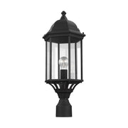 Generation Lighting 8238701-12 Sevier One Light Outdoor Post Lantern, Black Main Image.jpg