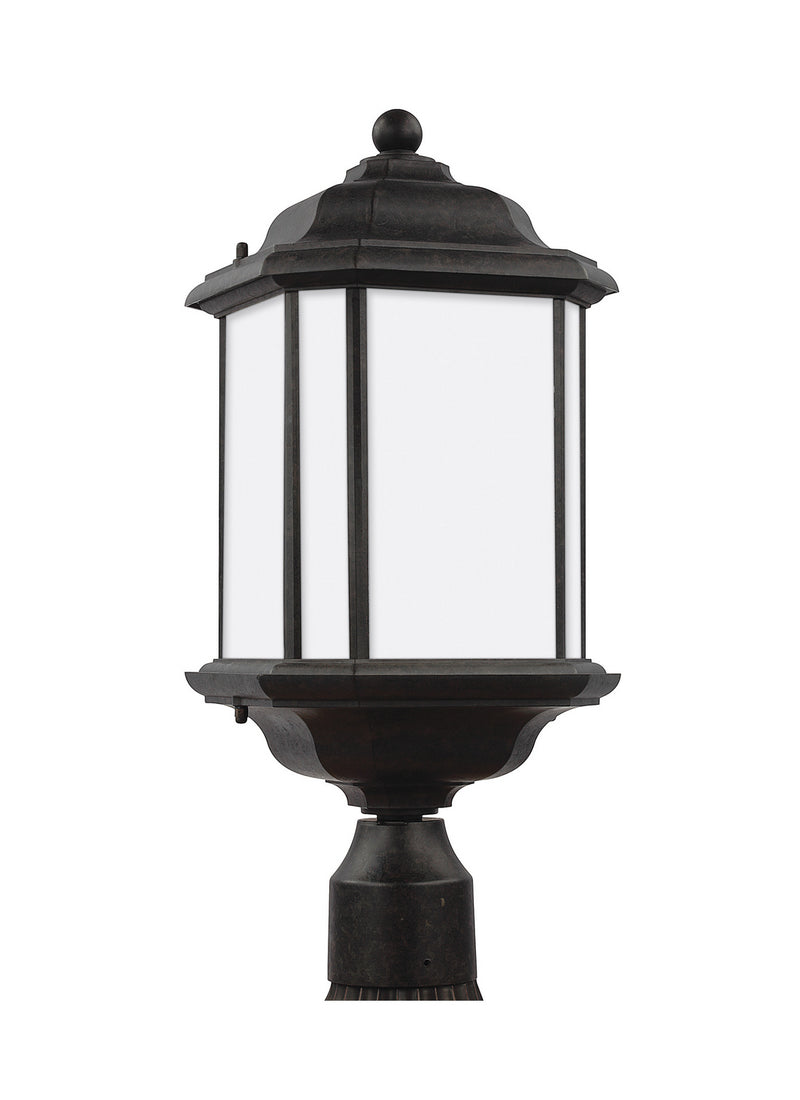 Generation Lighting 82529EN3-746 Kent One Light Outdoor Post Lantern, Oxford Bronze Main Image.jpg