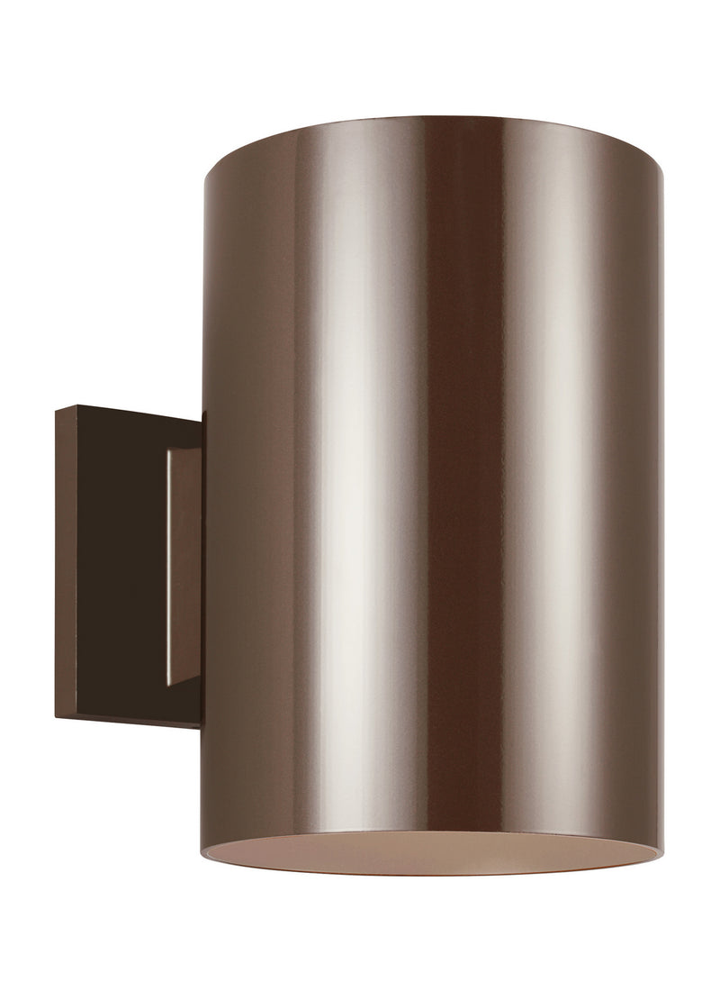 Visual Comfort Studio 8313901EN3-10 Outdoor Cylinders One Light Outdoor Wall Lantern, Bronze Main Image.jpg