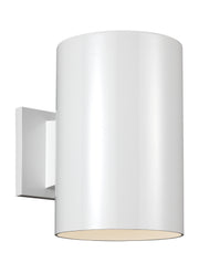 Visual Comfort Studio 8313901EN3-15 Outdoor Cylinders One Light Outdoor Wall Lantern, White Main Image.jpg