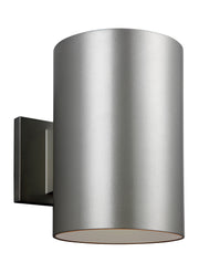 Visual Comfort Studio 8313901EN3-753 Outdoor Cylinders One Light Outdoor Wall Lantern, Painted Brushed Nickel Main Image.jpg