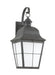 Generation Lighting 89273-46 Chatham One Light Outdoor Wall Lantern, Oxidized Bronze Main Image.jpg