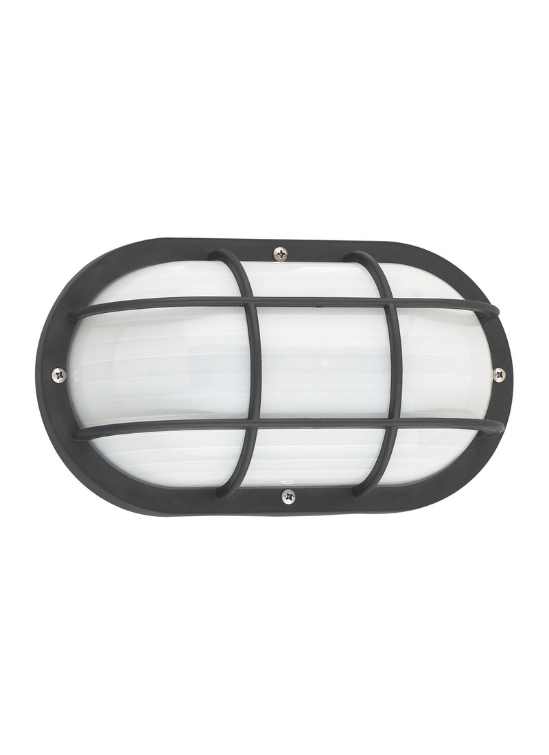 Generation Lighting 89806-12 Bayside One Light Outdoor Wall Lantern, Black Main Image.jpg