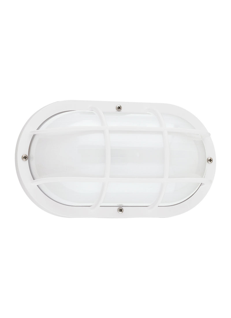 Generation Lighting 89806-15 Bayside One Light Outdoor Wall Lantern, White Main Image.jpg